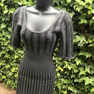 Max Studio grey sweater dress in XS.